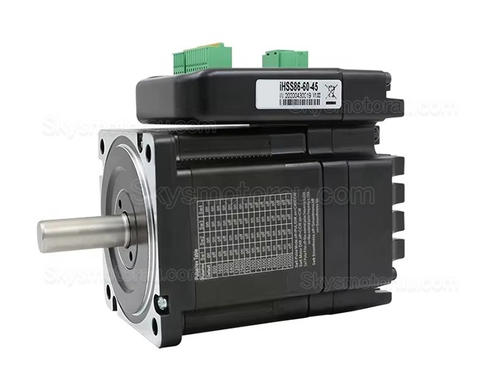 JMC iHSS86-60-45 NEMA 34 Closed Loop Integrated Stepper Motor 1.8 Deg 4.5Nm 6A 60V 2 Phase